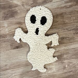 Vintage Melted Plastic Popcorn Ghost Halloween Decor